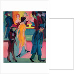 Street Scene by the Barber Shop, 1926 by Ernst Ludwig Kirchner