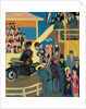 Bicycle Race with Motor Relay; Radrennen mit Motorvorspann, 1927-1928 by Ernst Ludwig Kirchner