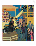 Bicycle Race with Motor Relay; Radrennen mit Motorvorspann, 1927-1928 by Ernst Ludwig Kirchner