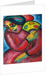Dance with Yellow Fan; Tanz mit gelbem Facher, 1912 by Alexej von Jawlensky