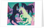 Three Horses; Drei Pferde, c.1923 by Ernst Ludwig Kirchner
