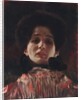 Full-Face Portrait of a Lady; Damenbildnis en face, c.1898 by Gustav Klimt