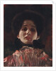 Full-Face Portrait of a Lady; Damenbildnis en face, c.1898 by Gustav Klimt