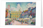 Verona Market by Paul Signac
