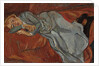 Woman Lying on a Red Couch; Femme couchee sur un Divan Rouge, c.1916 by Chaim Soutine