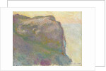 On the Cliff, Petit D'Ailly; Sur la falaise, au Petit Ailly, 1896 by Claude Monet