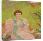 Young Woman in Pink Dress; Jeune femme a la robe rose, c.1893 by Claude Emile Schuffenecker