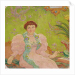 Young Woman in Pink Dress; Jeune femme a la robe rose, c.1893 by Claude Emile Schuffenecker