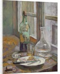 Still Life with Bottle and Jug; Nature morte avec bouteille et carafe, c.1889-1890 by Edouard Vuillard