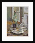 Still Life with Bottle and Jug; Nature morte avec bouteille et carafe, c.1889-1890 by Edouard Vuillard