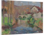 Labastide du Vert Bridge Viewed from Downstream by Henri Martin