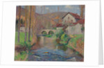 Labastide du Vert Bridge Viewed from Downstream by Henri Martin