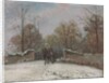 Entering the Forest of Marly,; Entree de la foret de Marly, effet de neige, c.1870 by Camille Pissarro