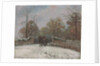 Entering the Forest of Marly,; Entree de la foret de Marly, effet de neige, c.1870 by Camille Pissarro
