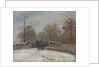 Entering the Forest of Marly,; Entree de la foret de Marly, effet de neige, c.1870 by Camille Pissarro
