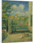 The Courtyard of Maison Rondest, Pontoise; La cour de la maison Rondest, Pontoise, 1880 by Camille Pissarro