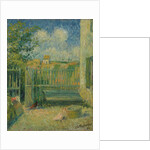 The Courtyard of Maison Rondest, Pontoise; La cour de la maison Rondest, Pontoise, 1880 by Camille Pissarro