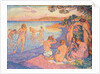Sunset; L'heure embrasee, 1897 by Theo van Rysselberghe