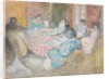 The Checkered Tablecloth; La nappe a carreaux, 1910 by Edouard Vuillard