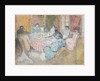The Checkered Tablecloth; La nappe a carreaux, 1910 by Edouard Vuillard