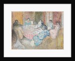 The Checkered Tablecloth; La nappe a carreaux, 1910 by Edouard Vuillard