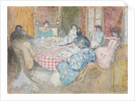 The Checkered Tablecloth; La nappe a carreaux, 1910 by Edouard Vuillard