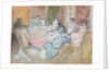The Checkered Tablecloth; La nappe a carreaux, 1910 by Edouard Vuillard