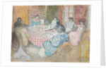 The Checkered Tablecloth; La nappe a carreaux, 1910 by Edouard Vuillard
