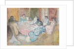 The Checkered Tablecloth; La nappe a carreaux, 1910 by Edouard Vuillard
