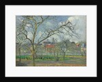 Orchard at Saint-Ouen-l'Aumone in Winter; Verger a Saint-Ouen-l'Aumone en hiver, 1877 by Camille Pissarro