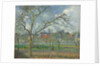 Orchard at Saint-Ouen-l'Aumone in Winter; Verger a Saint-Ouen-l'Aumone en hiver, 1877 by Camille Pissarro
