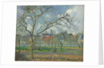 Orchard at Saint-Ouen-l'Aumone in Winter; Verger a Saint-Ouen-l'Aumone en hiver, 1877 by Camille Pissarro