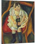 Little Girl with a Doll; La Petite Fille a la Poupee, c.1925 by Chaim Soutine