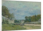 Versailles Road; Route de Versailles, 1876 by Alfred Sisley
