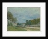 Versailles Road; Route de Versailles, 1876 by Alfred Sisley
