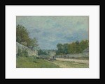 Versailles Road; Route de Versailles, 1876 by Alfred Sisley