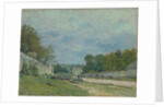 Versailles Road; Route de Versailles, 1876 by Alfred Sisley