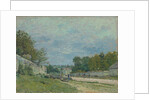 Versailles Road; Route de Versailles, 1876 by Alfred Sisley