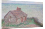 Customs House, Rose Effect; La maison du Douanier, effet rose, 1897 by Claude Monet