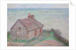 Customs House, Rose Effect; La maison du Douanier, effet rose, 1897 by Claude Monet
