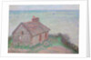 Customs House, Rose Effect; La maison du Douanier, effet rose, 1897 by Claude Monet