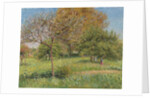 The Great Walnut Tree, Morning, Eragny by Camille Pissarro