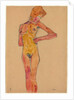 Standing Female Nude; Stehender weiblicher Akt, 1910 by Egon Schiele