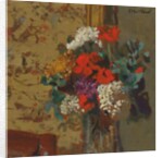 Geraniums and Guelder Roses; Geraniums et Boules-de-Neige, c.1910 by Edouard Vuillard