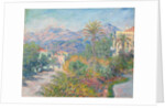 Roman Road at Bordighera, 1884 by Claude Monet
