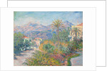 Roman Road at Bordighera, 1884 by Claude Monet