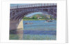 The Argenteuil Bridge and the Seine; Le pont d'Argenteuil et la Seine, c.1883 by Gustave Caillebotte