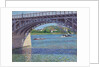 The Argenteuil Bridge and the Seine; Le pont d'Argenteuil et la Seine, c.1883 by Gustave Caillebotte