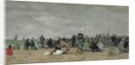Trouville Beach, 1874 by Eugene Louis Boudin