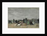 Trouville Beach, 1874 by Eugene Louis Boudin